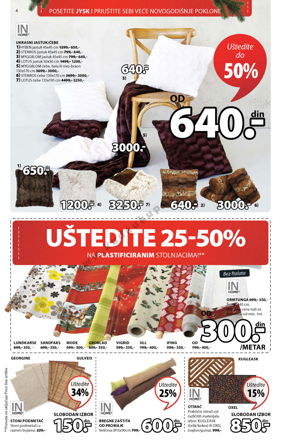 JYSK Katalog Akcija 27.11. 10.12.2014. Kuda u Kupovinu