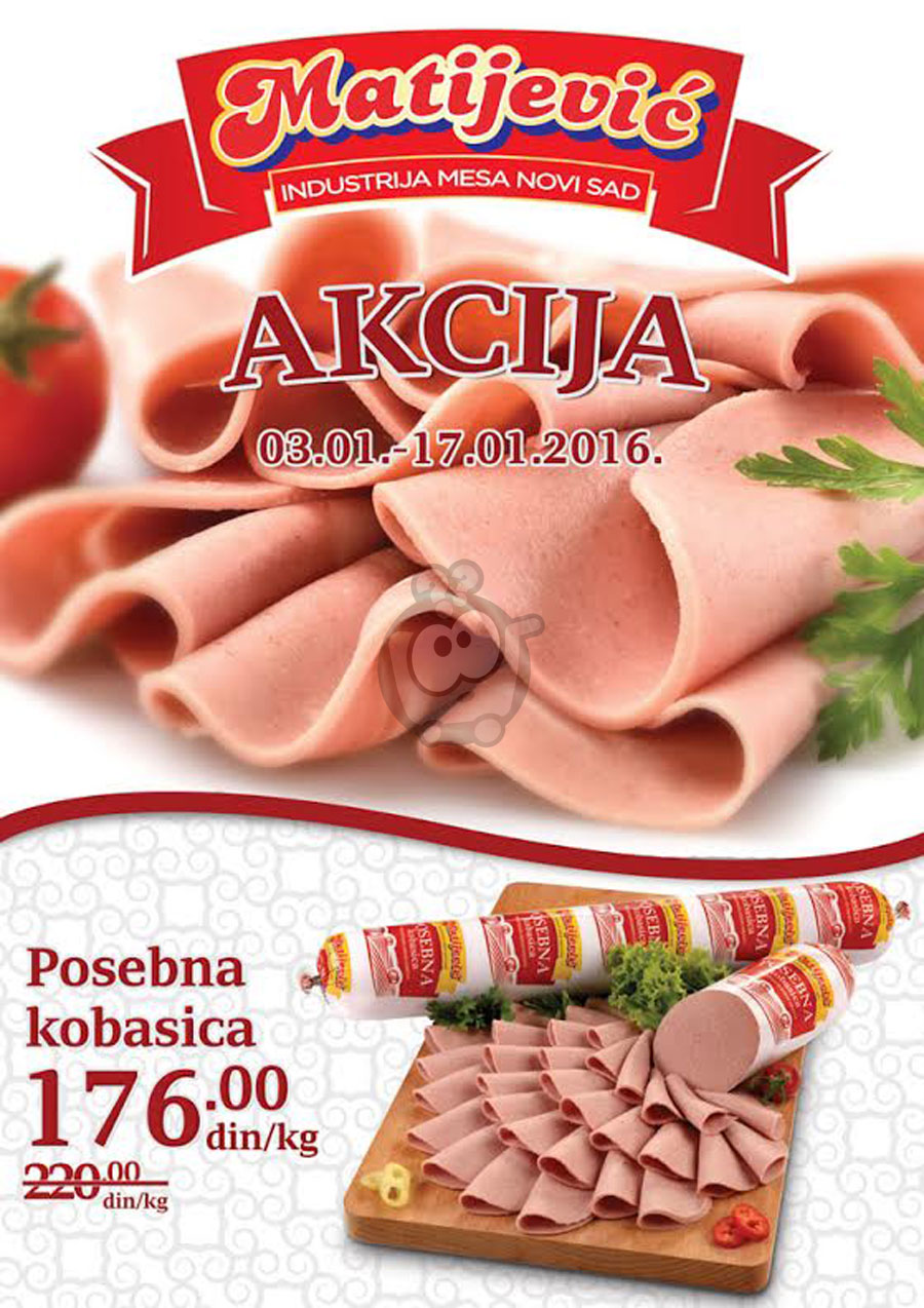 Proizvodi na akciji su obeleženi datumom trajanja - Redovne cene su podložne promenama
