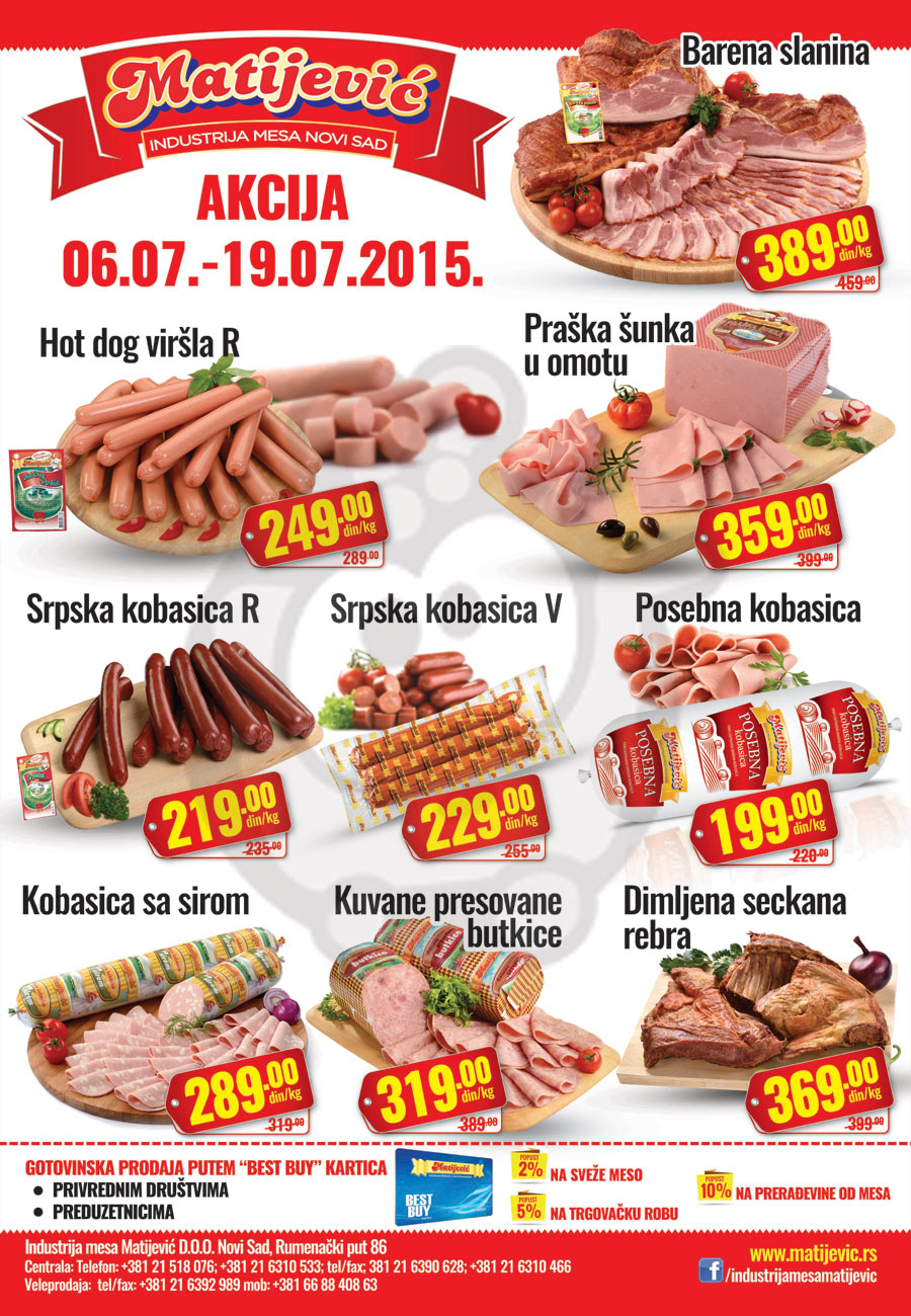 Proizvodi na akciji su obeleženi datumom trajanja - Redovne cene su podložne promenama