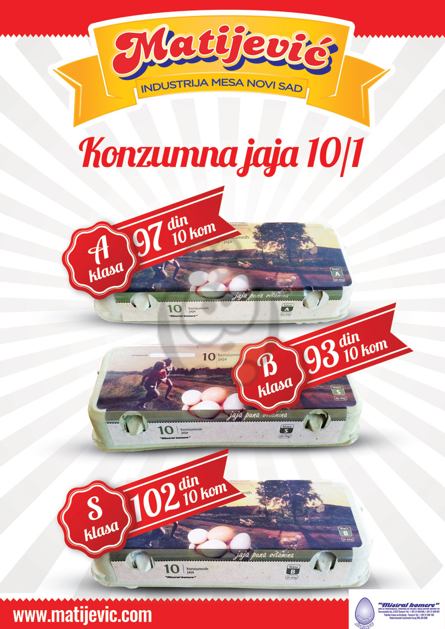 Proizvodi na akciji su obeleženi datumom trajanja - Redovne cene su podložne promenama