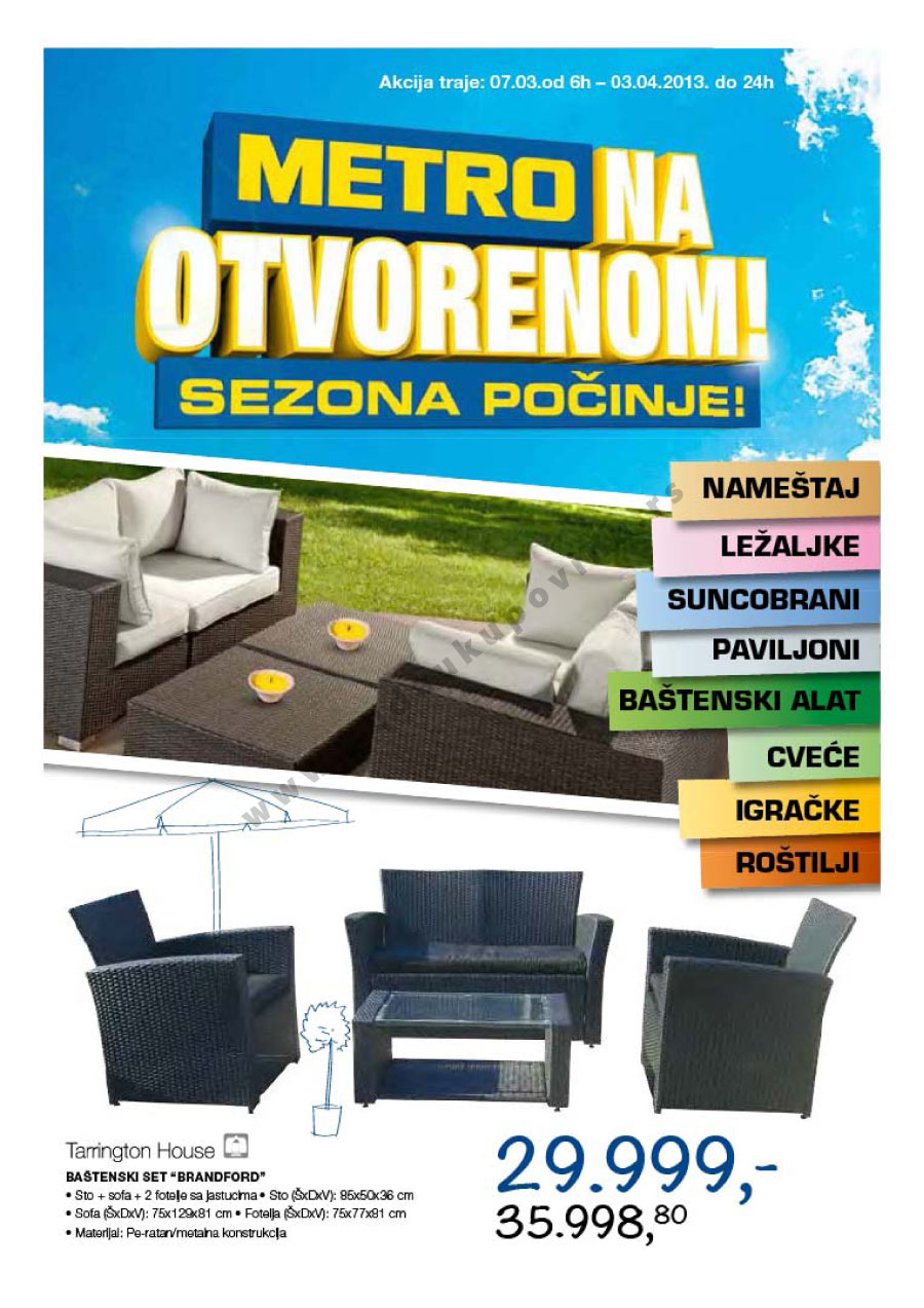 Katalog Akcija Baštenski Nameštaj