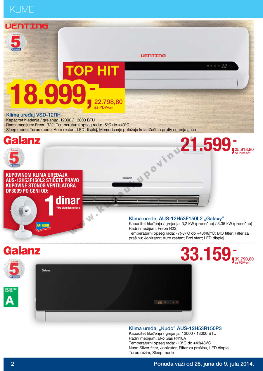 Katalog Akcija Klime