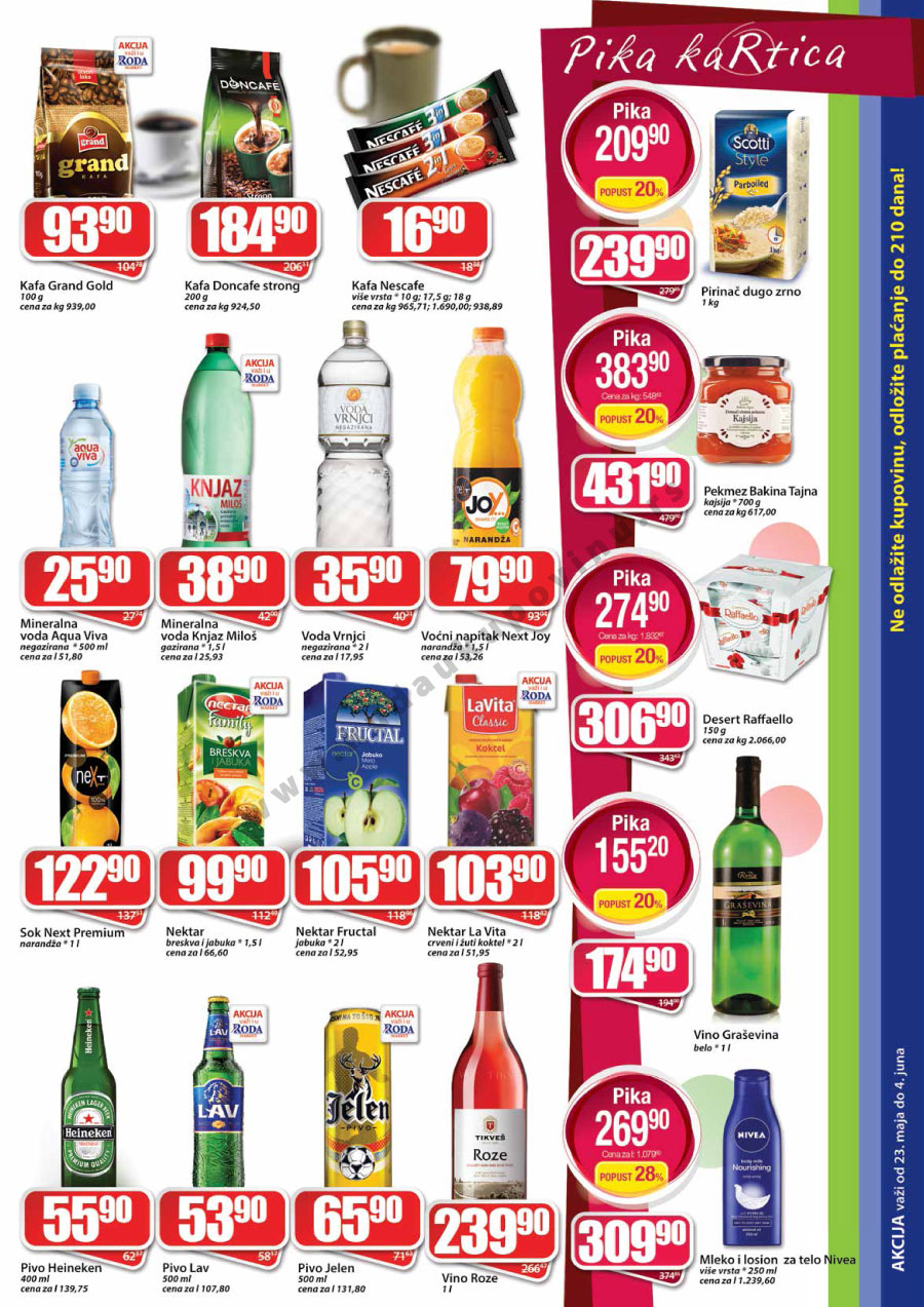 Katalog Akcija Hrana
