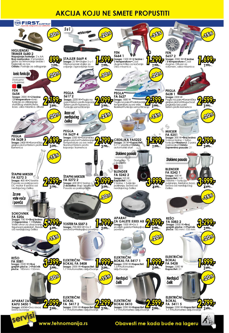 Katalog Akcija Kućni Aparati