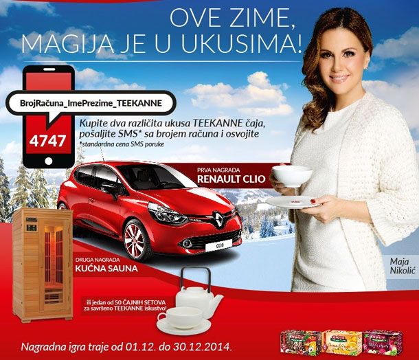 Ove zime Teekanne greje i bogato nagrađuje