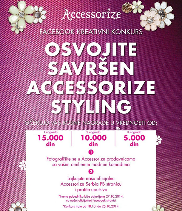 Prijavi se na Accessorize Foto konkurs!