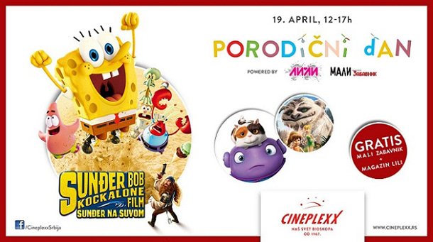 Porodični dan u bioskopu Cineplexx!
