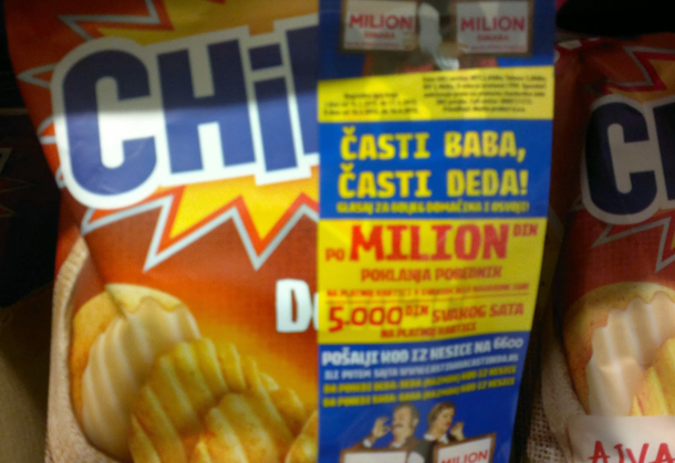 Chipsy nagradna igra- Časti baba, časti deda!