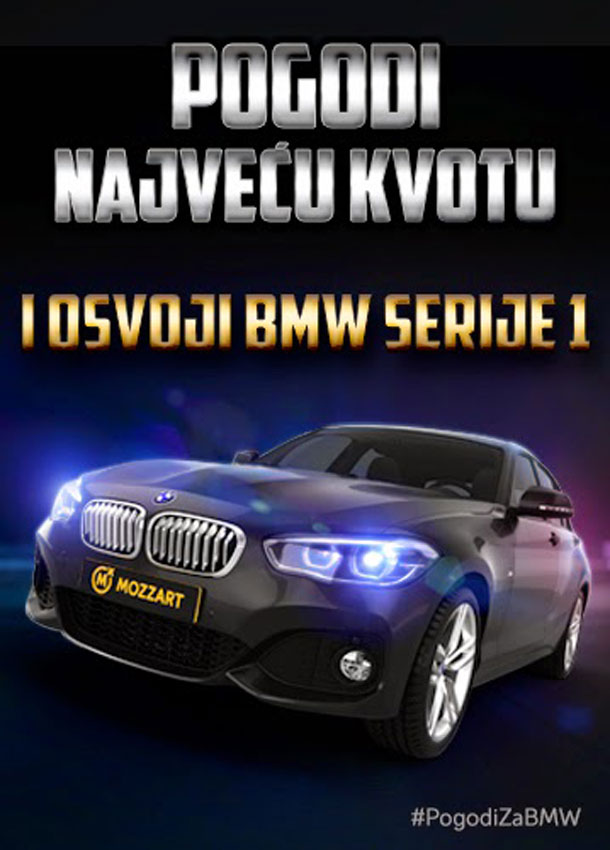 Pogodi najveću kvotu za BMW serije 1!
