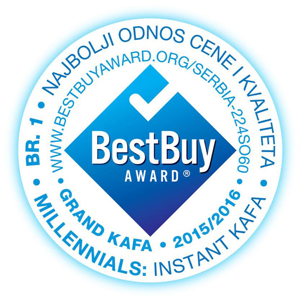 Grand kafa instant dobitnik nagrade BEST BUY AWARD!