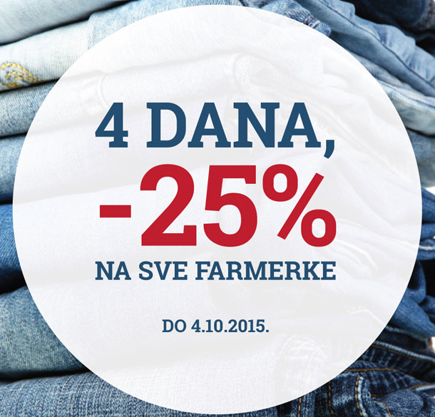 Jeans na sniženju u Sportina radnjama!