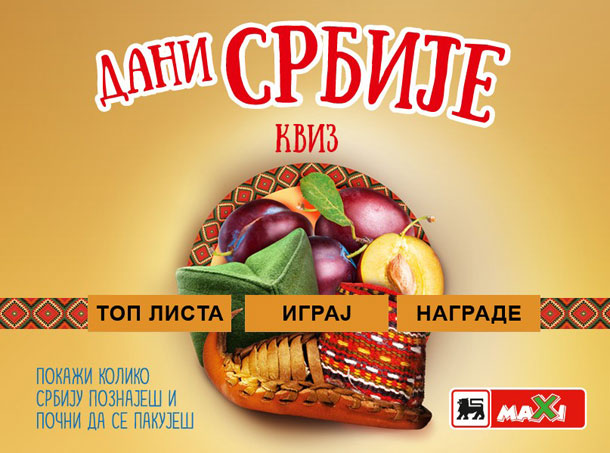 DANI SRBIJE - nagradni kviz!