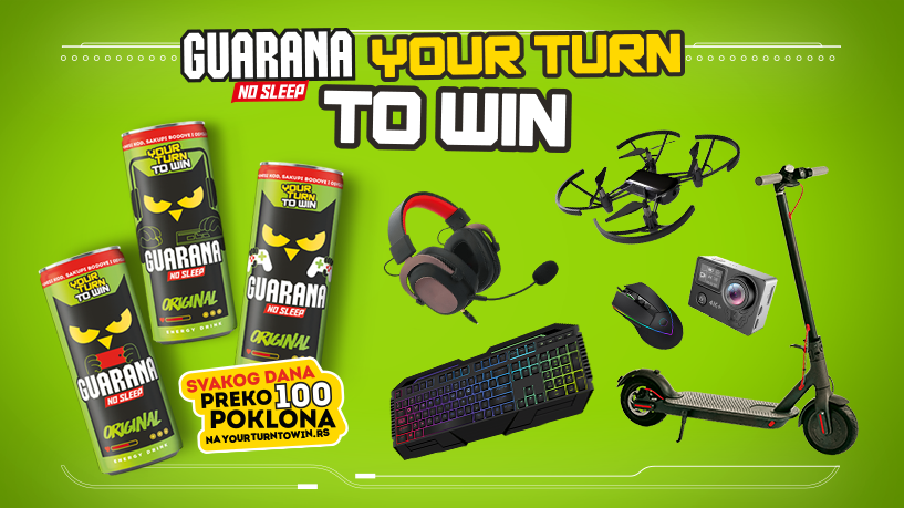 Your Turn To Win - Guarana nagradna igra 2020
