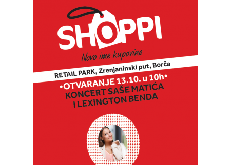 Tržni centar Shoppi - pripreme za svečano otvaranje u Borči