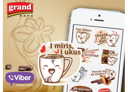 GRAND KAFA VIBER STIKERI