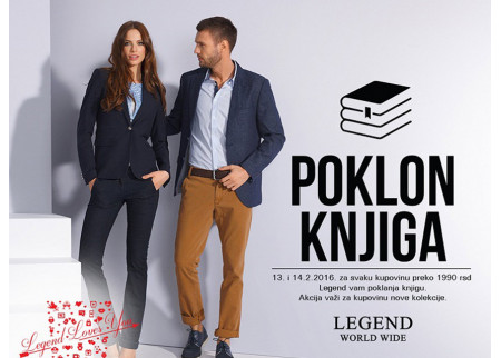 Akcija u Legend prodavnici - poklon knjiga!