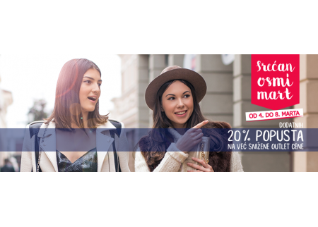 Dodatni popust - Fashion park outlet Inđija!