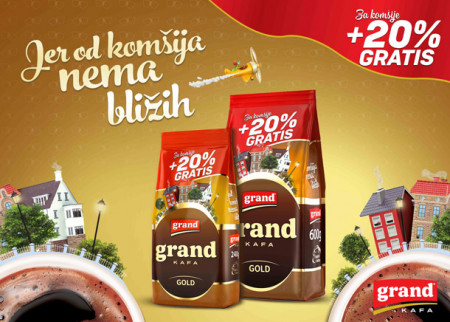 Gratis pakovanje Grand kafe Gold