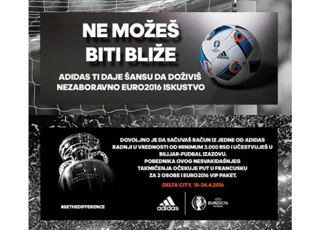 Adidas ti daje šansu da doživiš nezaboravno EURO2016 iskustvo!