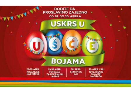 Uskršnje radionice i shopping day za kraj rođendanskog meseca!