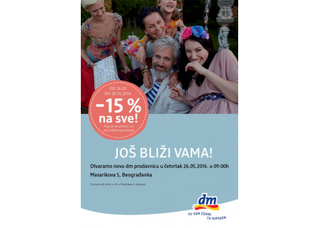 Otvaranje dve dm filijale u Beogradu