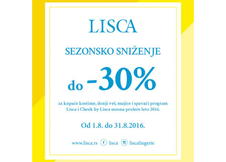 Sezonsko sniženje - LISCA