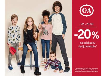 C&A - dečija kolekcija na sniženju