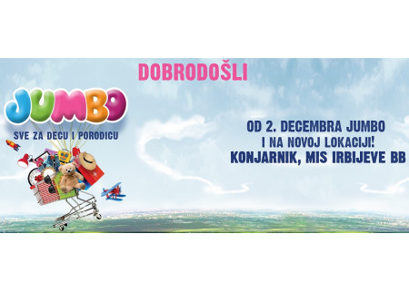 Jumbo - otvaranje radnje na Konjarniku