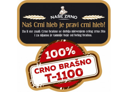 Pravi crni hleb za pravo uživanje