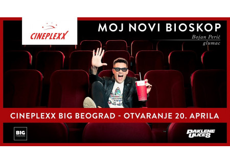 Bioskop Cineplexx u Big Fashion šoping centru na Karaburmi!