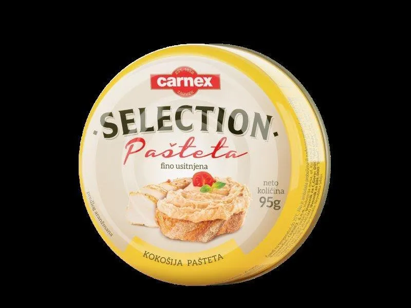 Carnex Selection kokošija pašteta – jedina koja sadrži samo batak i belo meso