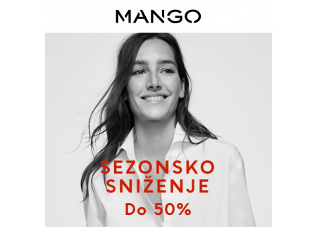 MANGO SEZONSKO SNIŽENJE DO 50%