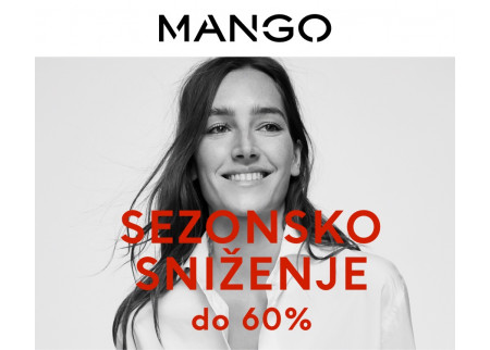 MANGO SEZONSKO SNIŽENJE DO 60% 