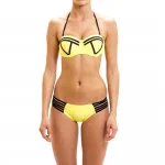 Dvodelni ženski kupaći kostim - SUPER GIRL YELLOW