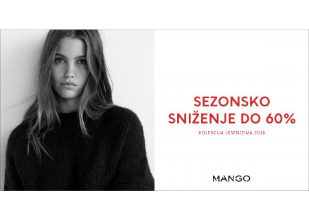 MANGO SEZONSKO SNIŽENJE DO 60%