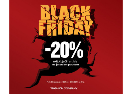 POČINJE BLACK FRIDAY SHOPPING GROZNICA U FASHION COMPANY PRODAVNICAMA