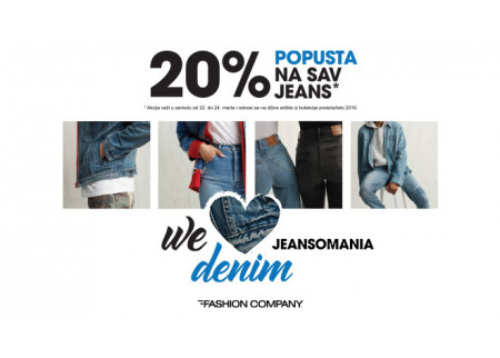 VIKEND JEANSOMANIA u Fashion Company radnjama