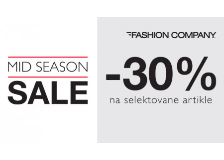 U prodavnicama Fashion Company uz 30% popusta na određene artikle!