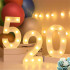 3D svetleći brojevi