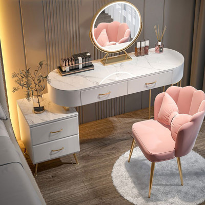 ARIEL - Rose Gold Salonska stolica sa jastučićem 