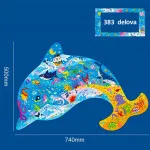 Magical Dolphin World Puzzle - Velika delfin slagalica od 383 dela