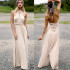 Diana Beige Long Dress – Bež elegantna haljina sa različitim mogućnostima vezivanja