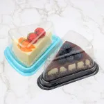 Cake blue box - Trouglasto pakovanje sa poklopcem za kolače i torte