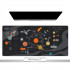 Galaxy F - Edukativna svemirska podloga za miš i tastaturu 