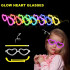 Heart Glow Glasses - svetleće naočare za žurke