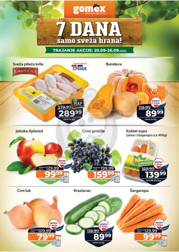 Nedeljna Akcija - Fresh