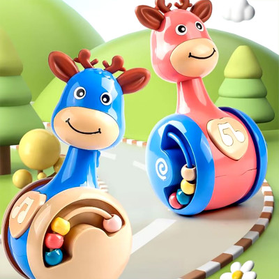 Tumbler zvečka - igračka u obliku jelena sa kuglicama