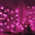 Pink star lights – LED dekorativne lampice zvezdice na baterije 3m