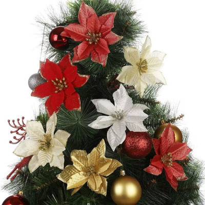 Holiday glitter - Dekorativni cvet za jelku