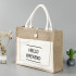 Hello Weekend  - torba od pamuka i lana